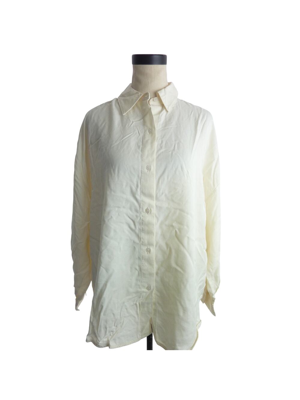 NWOT Everlane The Boxy Overshirt Buttersoft in Bone Size M